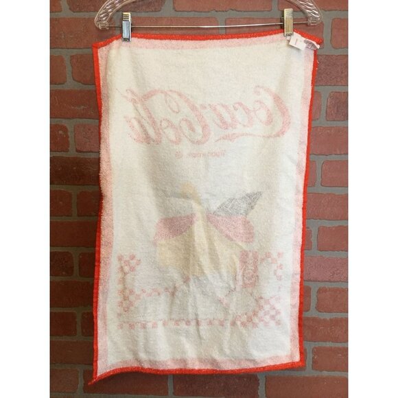 Vintage 90s Coca Cola towel picnic scene hand golf sports workout - Picture 6 of 8